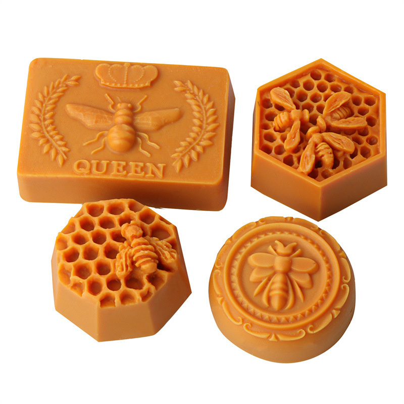 Soap Making Formula - 3D Flying Bee Honeycomb Candle Molds