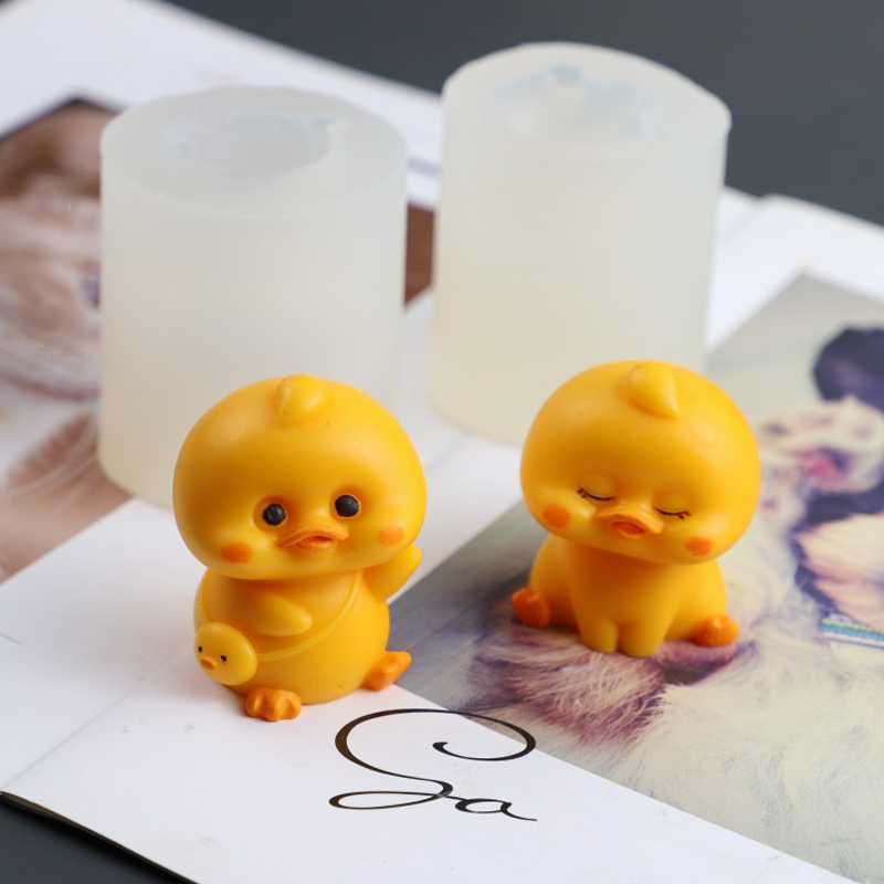 Soap Making For Beginners - 3D Smile Duck Silicone Candle Molds