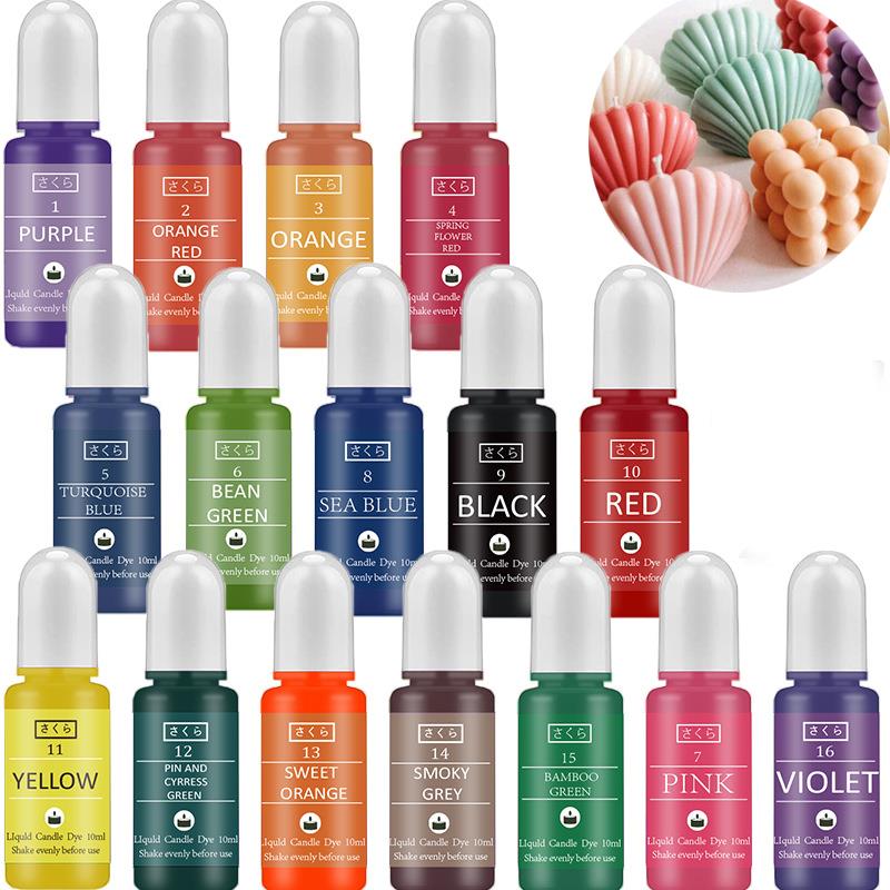 10ml/Bottle Candle Wax Pigment - Soap Making Liquid ulasan dan harga