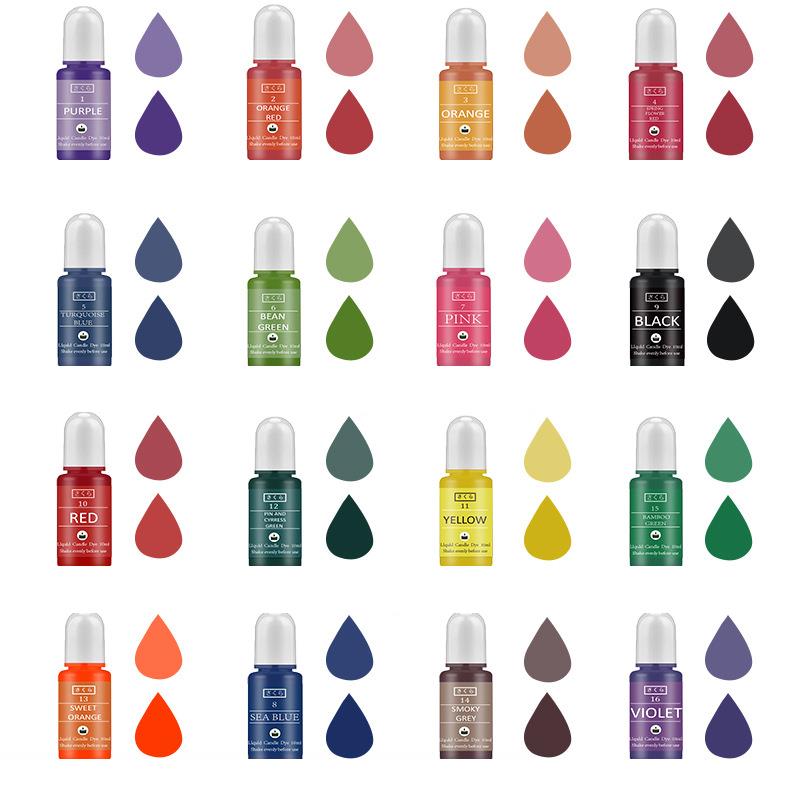 10ml/Bottle Candle Wax Pigment - Soap Making Liquid ulasan dan harga