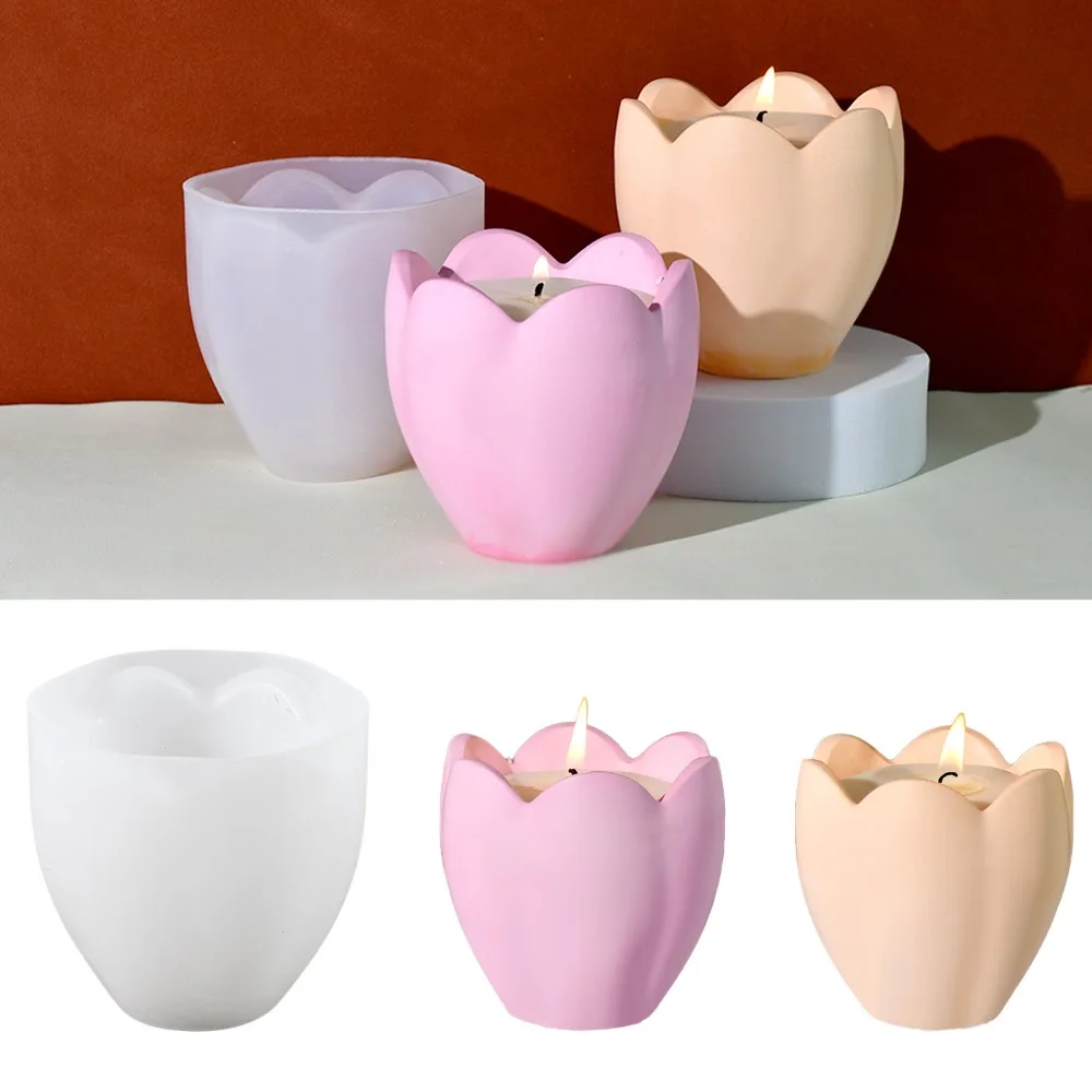 Tulip Candle Holder Silicone M - Soap Making For Beginners ulasan dan harga