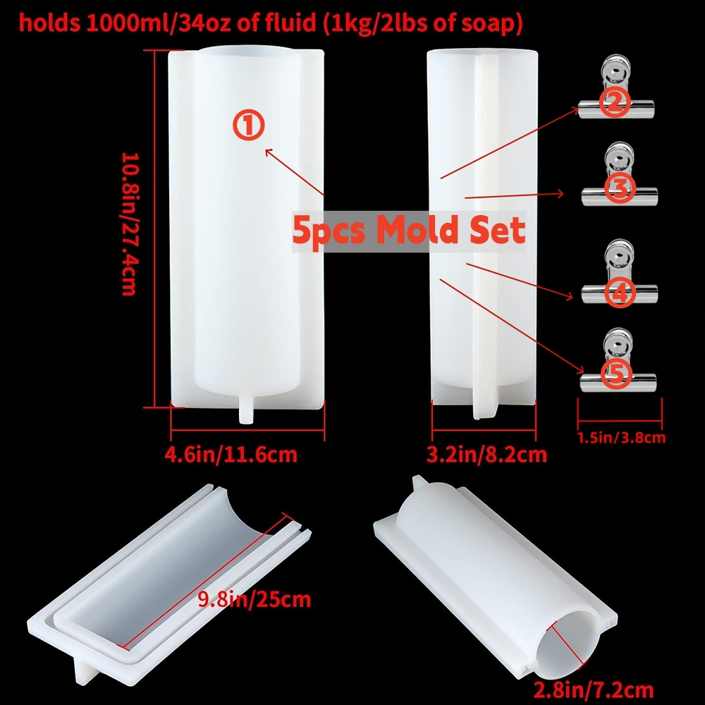 Big Cylinder Tube Soap Mold wi - Soap Making Formula ulasan dan harga
