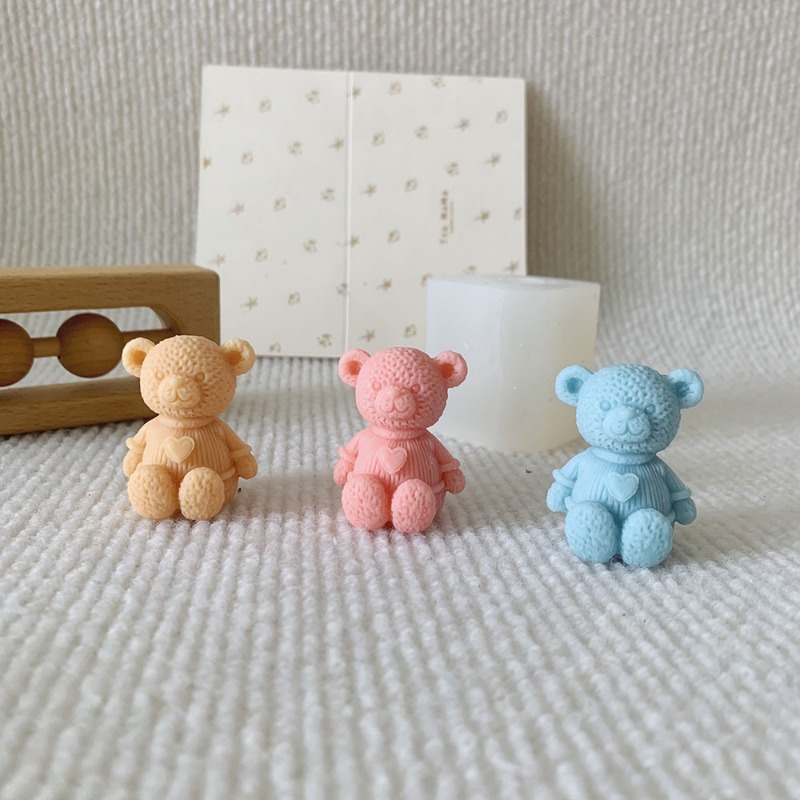 Mini Love Bear Candle Silicone - Soap Making For Beginners ulasan dan harga