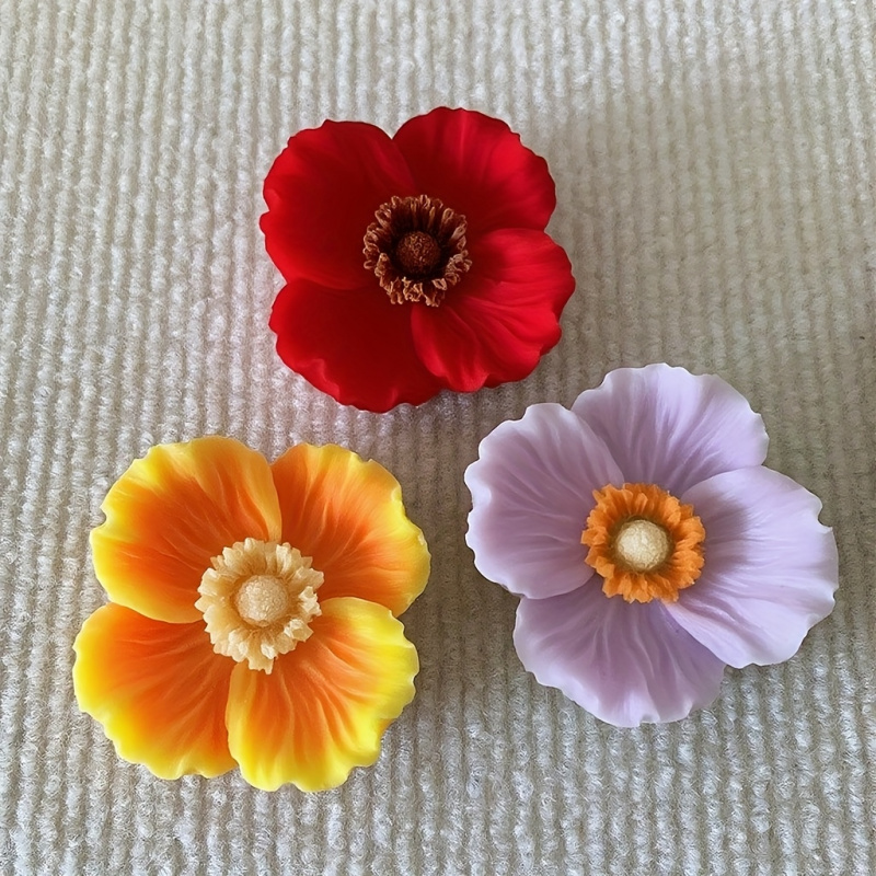 3Flower silicone mold，Silicone - Soap Making Liquid ulasan dan harga