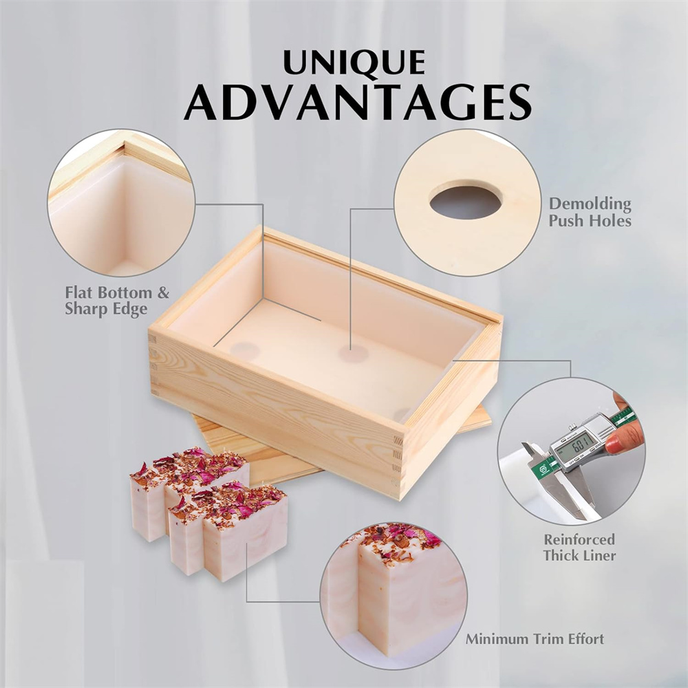 Large Soap Molds Rectangle Sil - Soap Making For Beginners ulasan dan harga