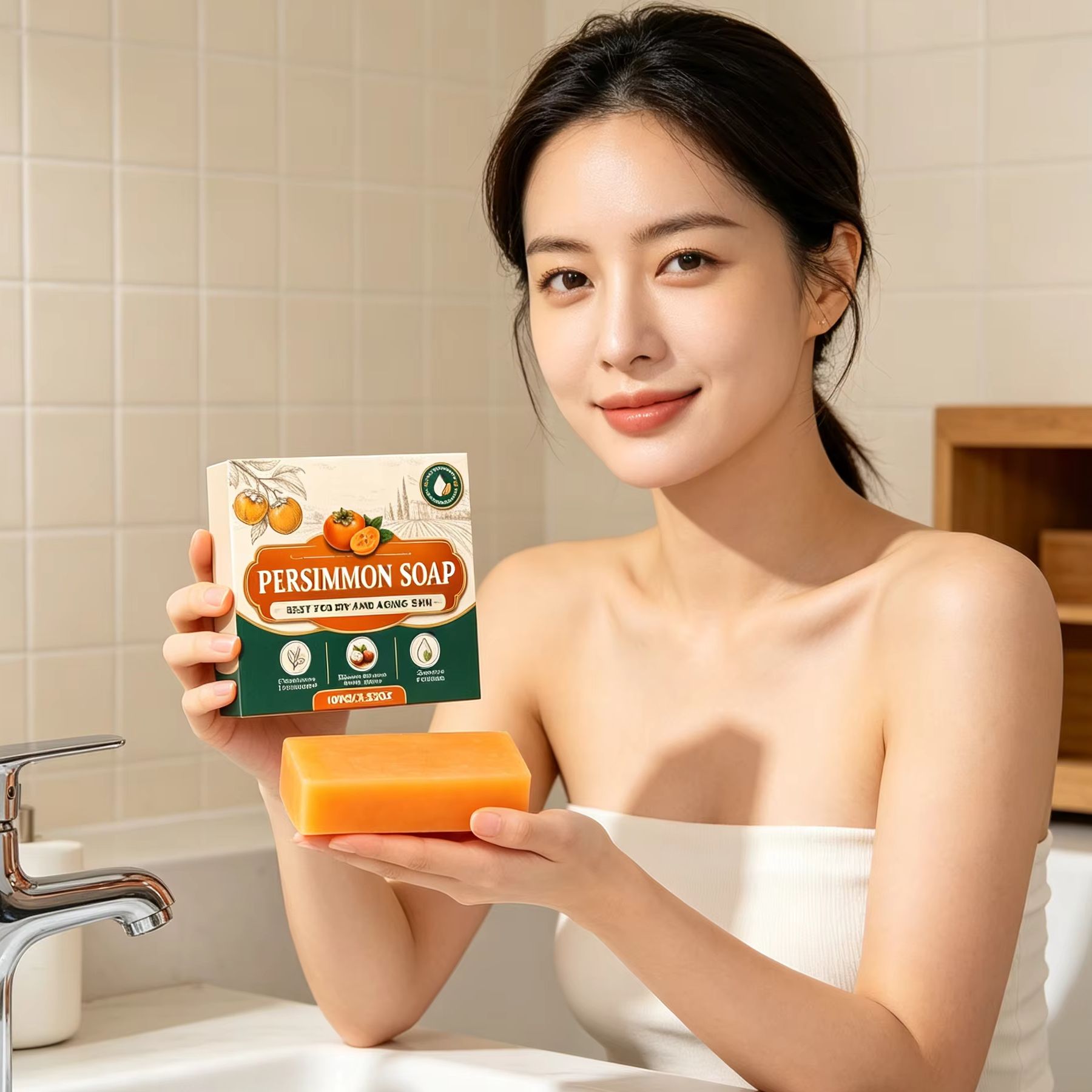 Persimmon Soap Body Odor Remov - Shea Butter Raw ulasan dan harga