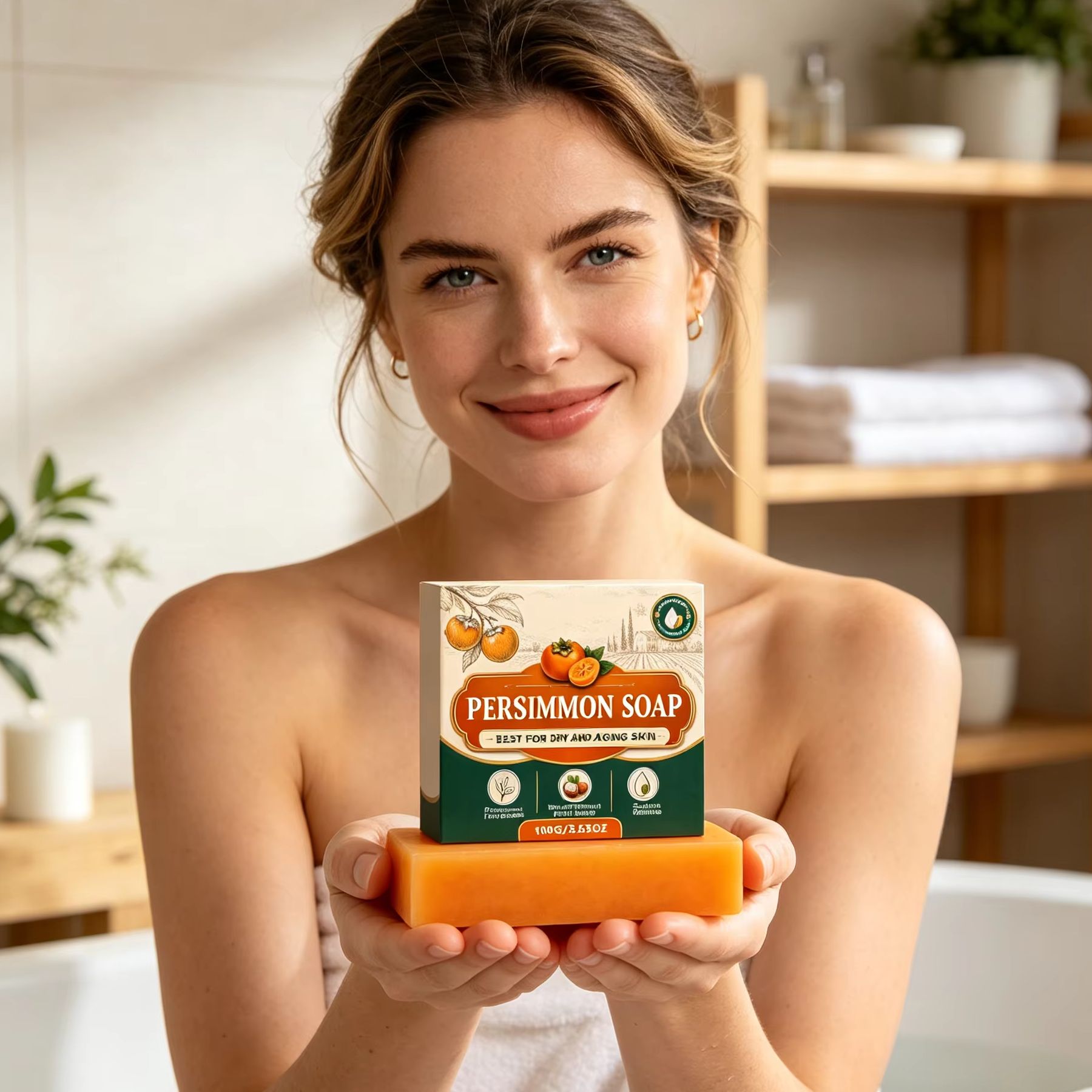 Persimmon Soap Body Odor Remov - Shea Butter Raw ulasan dan harga
