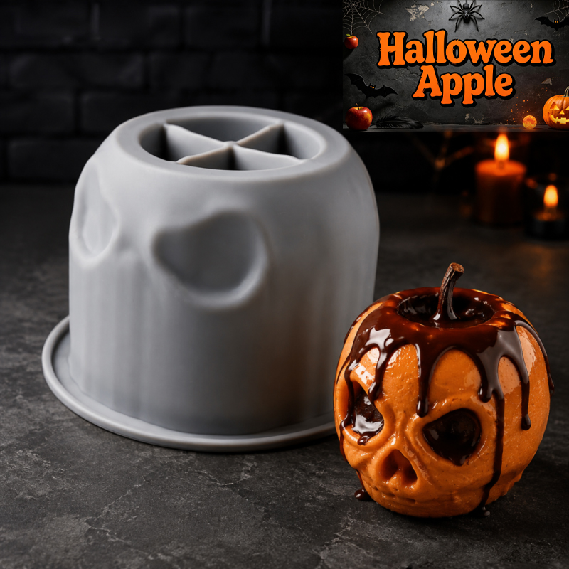 Halloween skull apple silicone - Soap Making For Beginners ulasan dan harga