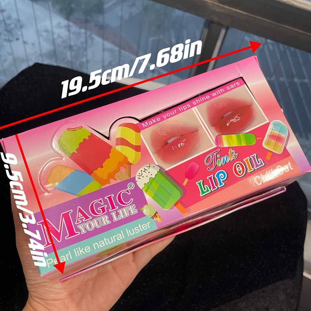 24pcs Cute Ice Cream Sequin Li - Shea Butter Raw ulasan dan harga