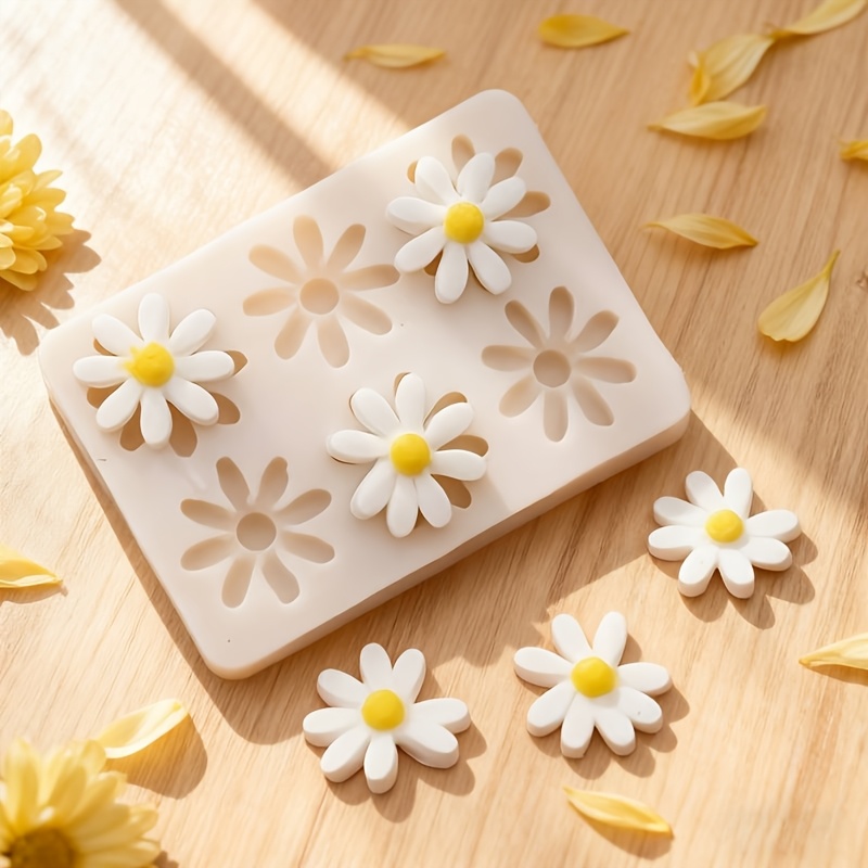 1pc 3D Daisy Sunflower Silicon - Soap Making Utensils ulasan dan harga