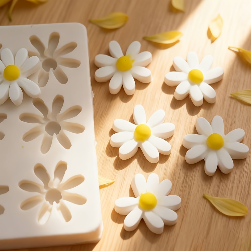 1pc 3D Daisy Sunflower Silicon - Soap Making Utensils ulasan dan harga
