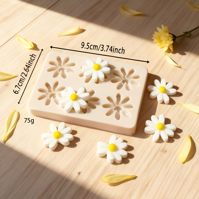 1pc 3D Daisy Sunflower Silicon - Soap Making Utensils ulasan dan harga