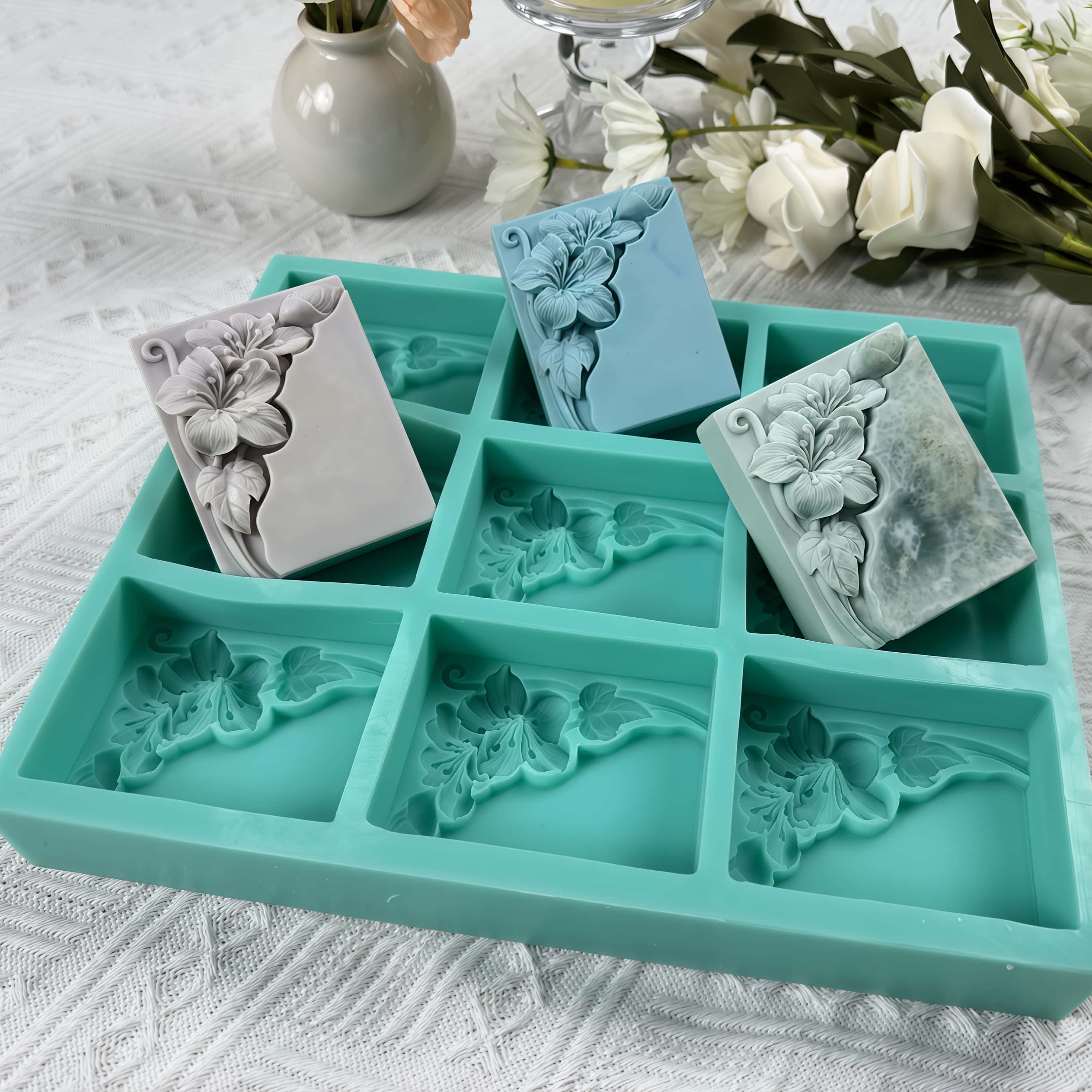 9 Cavities Tung Flower Soap Mo - Soap Making Guide For Beginners ulasan dan harga