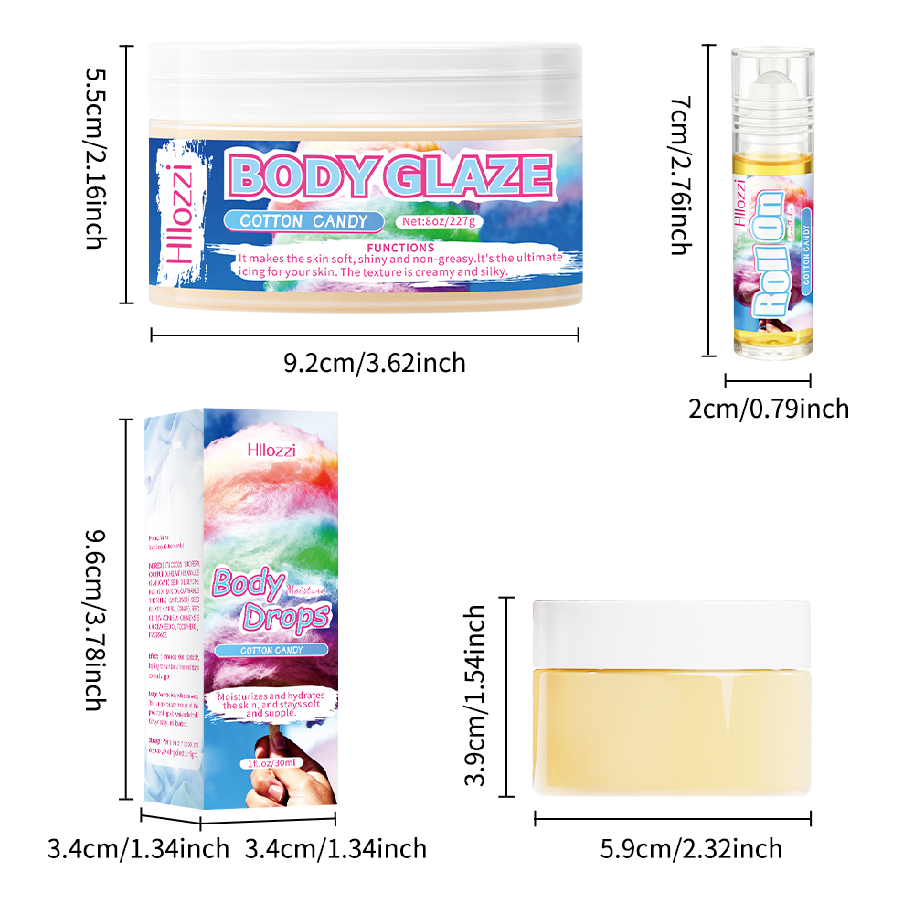 Cotton Candy Set Includes a 30 - Shea Butter Raw ulasan dan harga