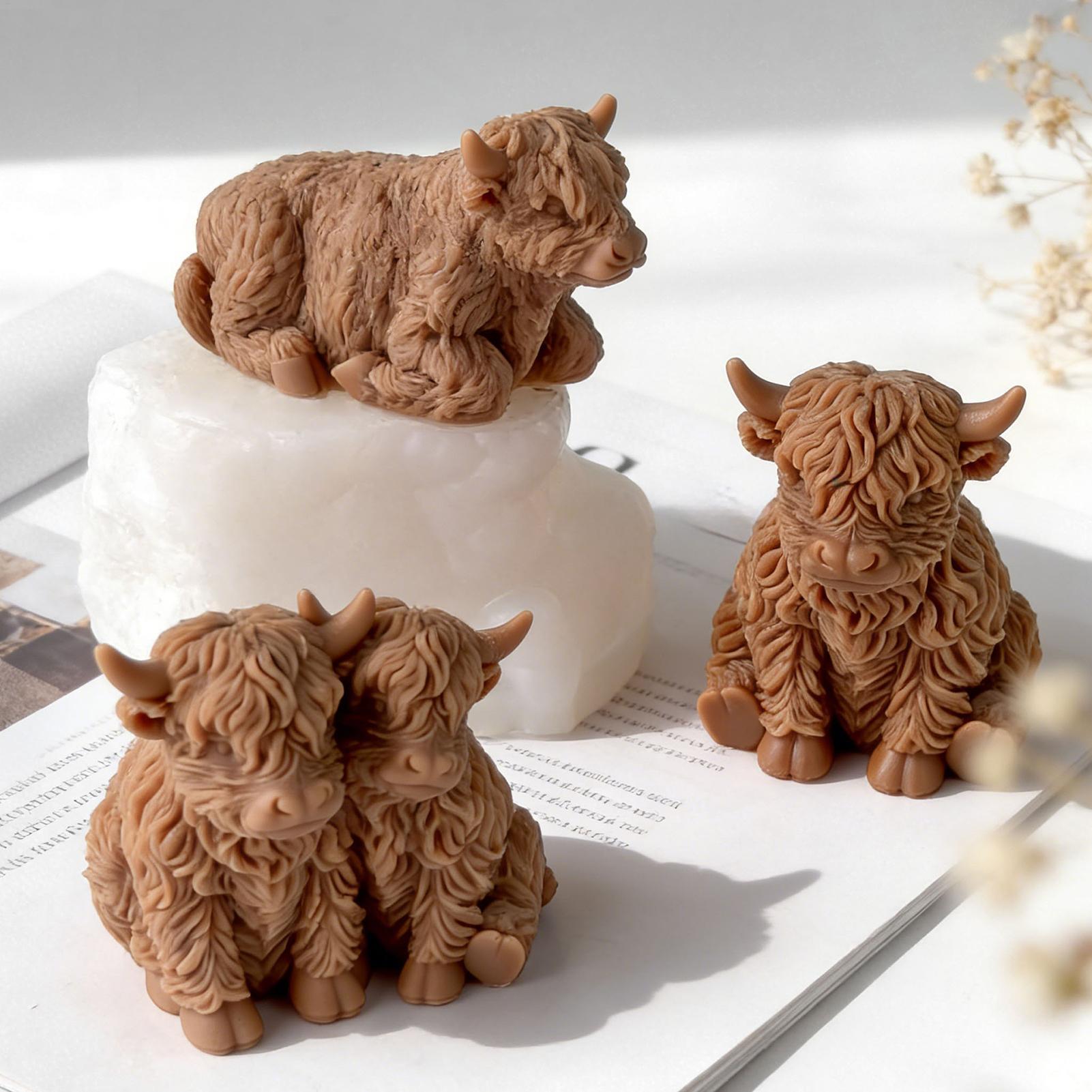 Highland Cow Silicone Mold Reu - Soap Making For Beginners ulasan dan harga