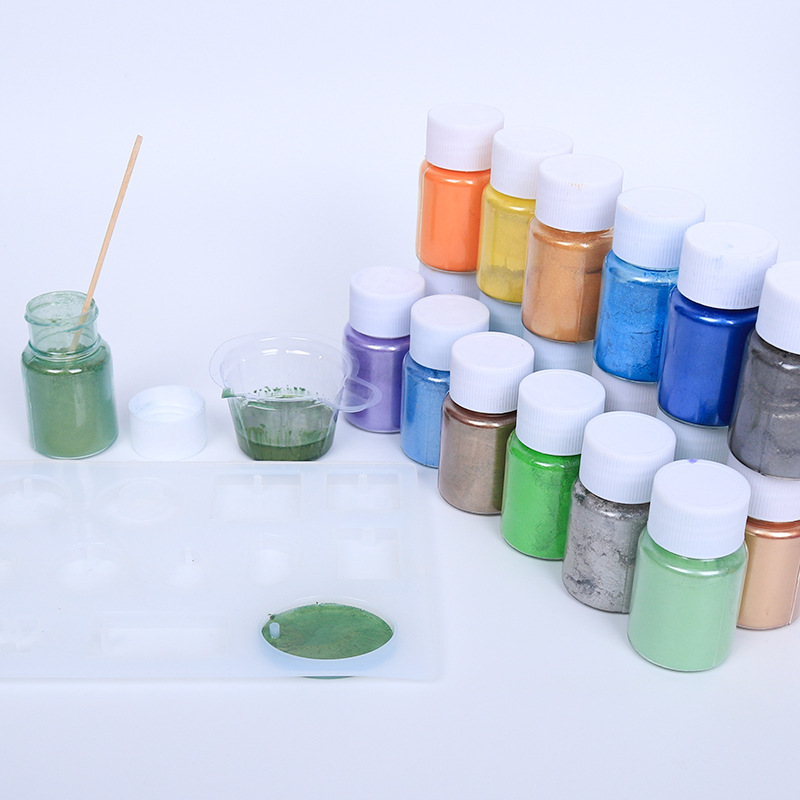 20ml-54colors Slim Pearl Nail  - Mica Powder Colorant ulasan dan harga