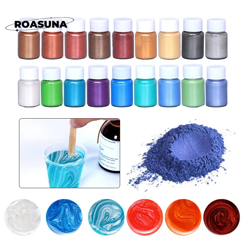 24 Colors Mica Pearl Powder fo - Mica Powder Colorant ulasan dan harga