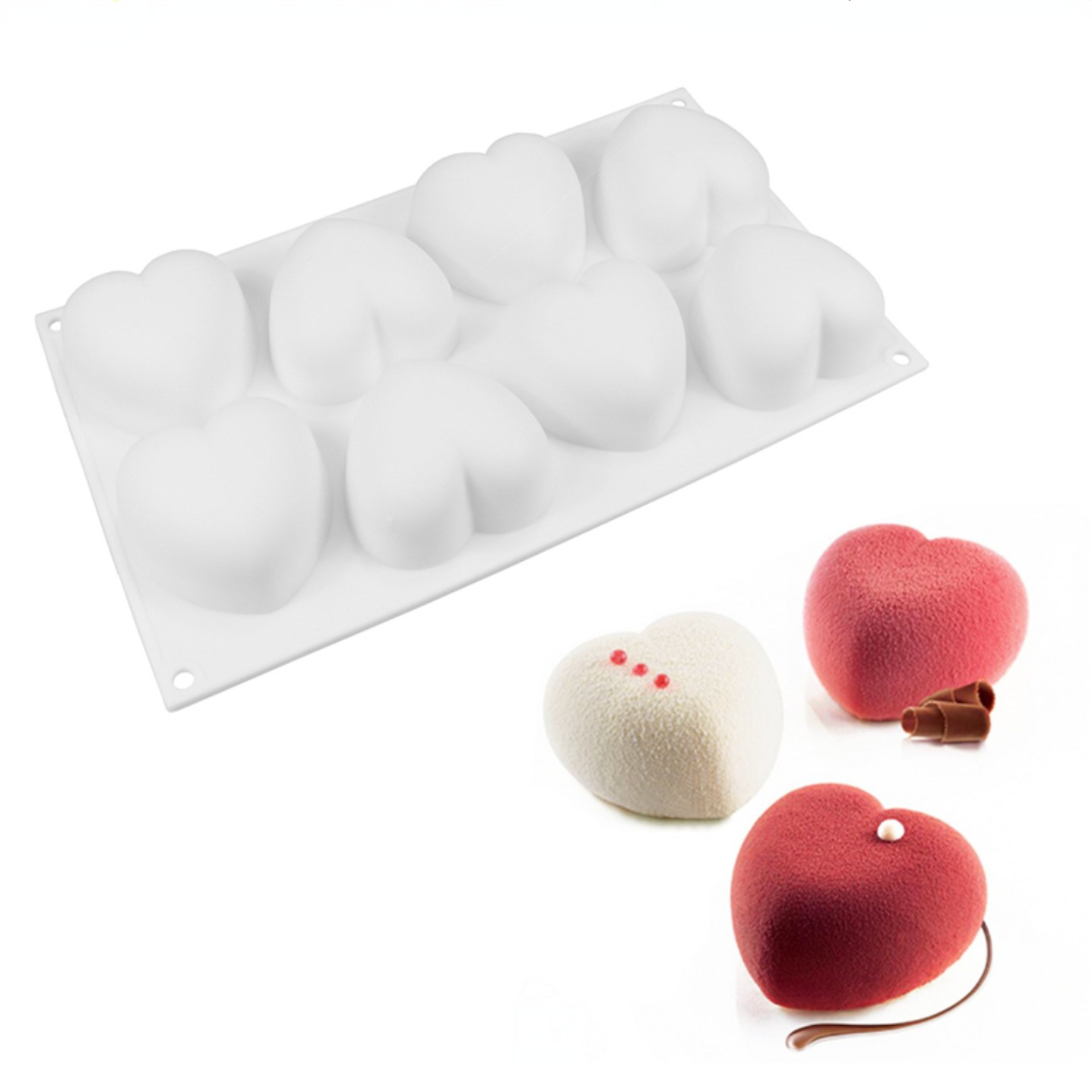 Love Heart Silicone Soap Mold  - Soap Making For Beginners ulasan dan harga