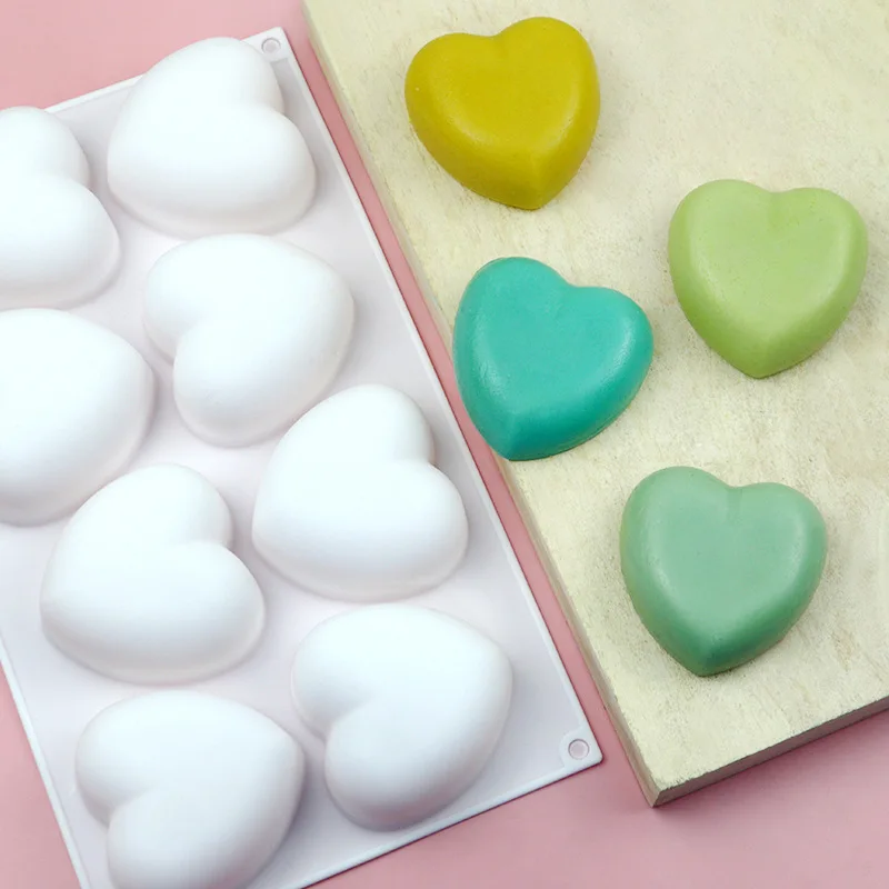 Love Heart Silicone Soap Mold  - Soap Making For Beginners ulasan dan harga