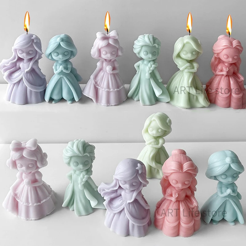 6 Princess Doll Silicone Candl - Soap Making For Beginners ulasan dan harga