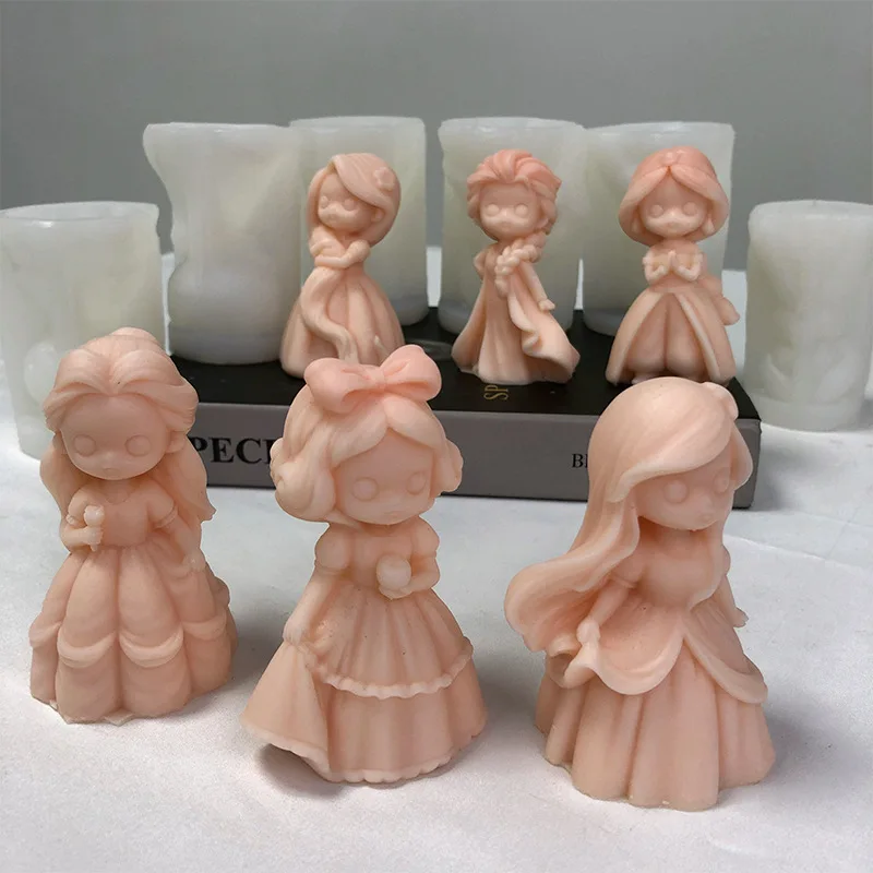 6 Princess Doll Silicone Candl - Soap Making For Beginners ulasan dan harga