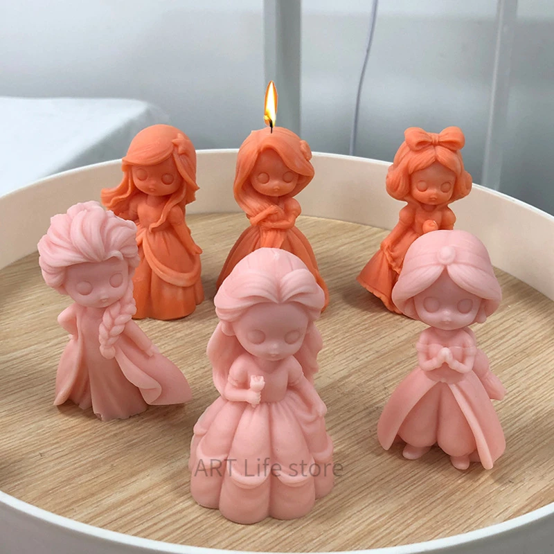 6 Princess Doll Silicone Candl - Soap Making For Beginners ulasan dan harga
