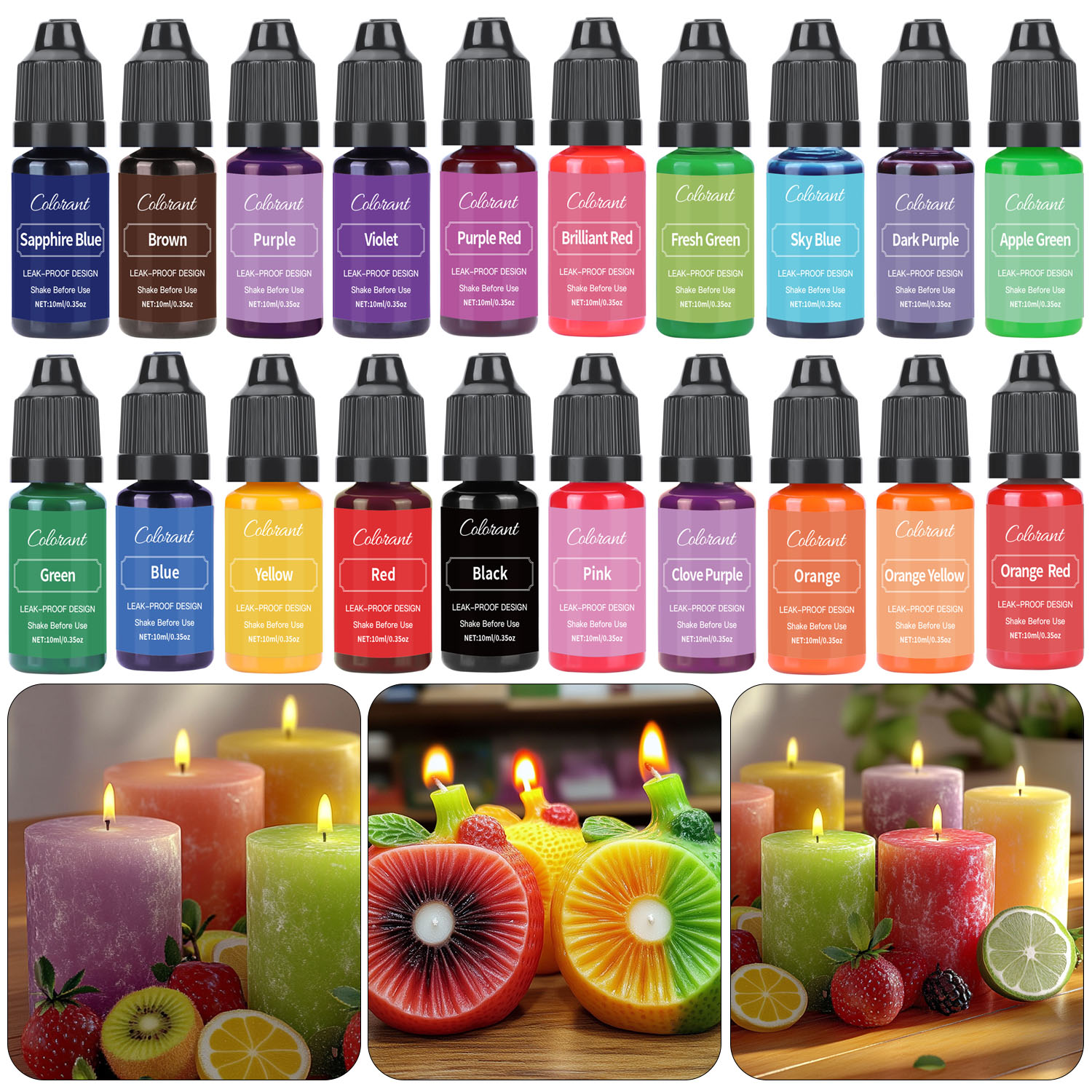 Liquid Candle Dye For Soy Wax  - Soap Making Liquid ulasan dan harga