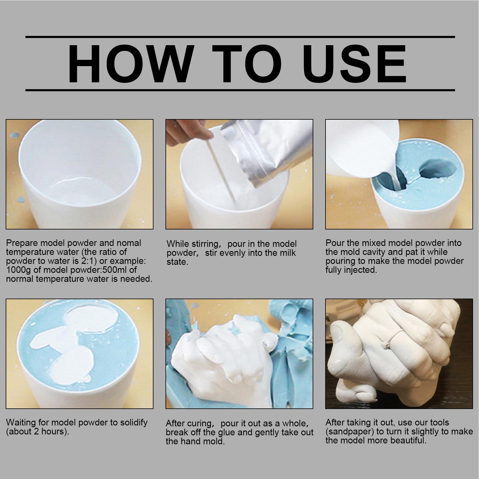 Baby Hand And Foot Casting Kit - Soap Making Guide For Beginners ulasan dan harga