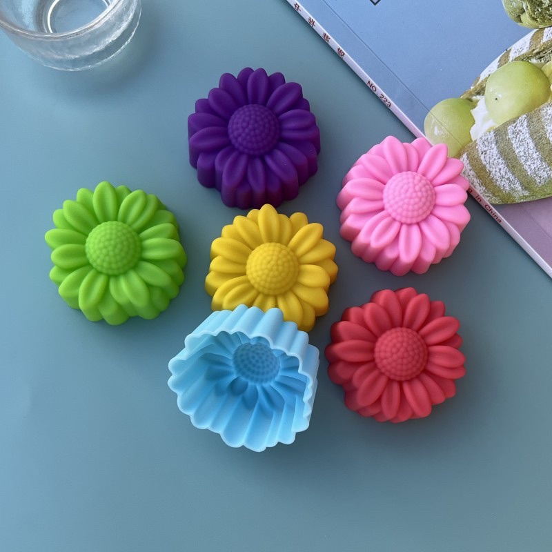 6 Pcs Set Non-Stick Flower Des - Soap Making Utensils ulasan dan harga