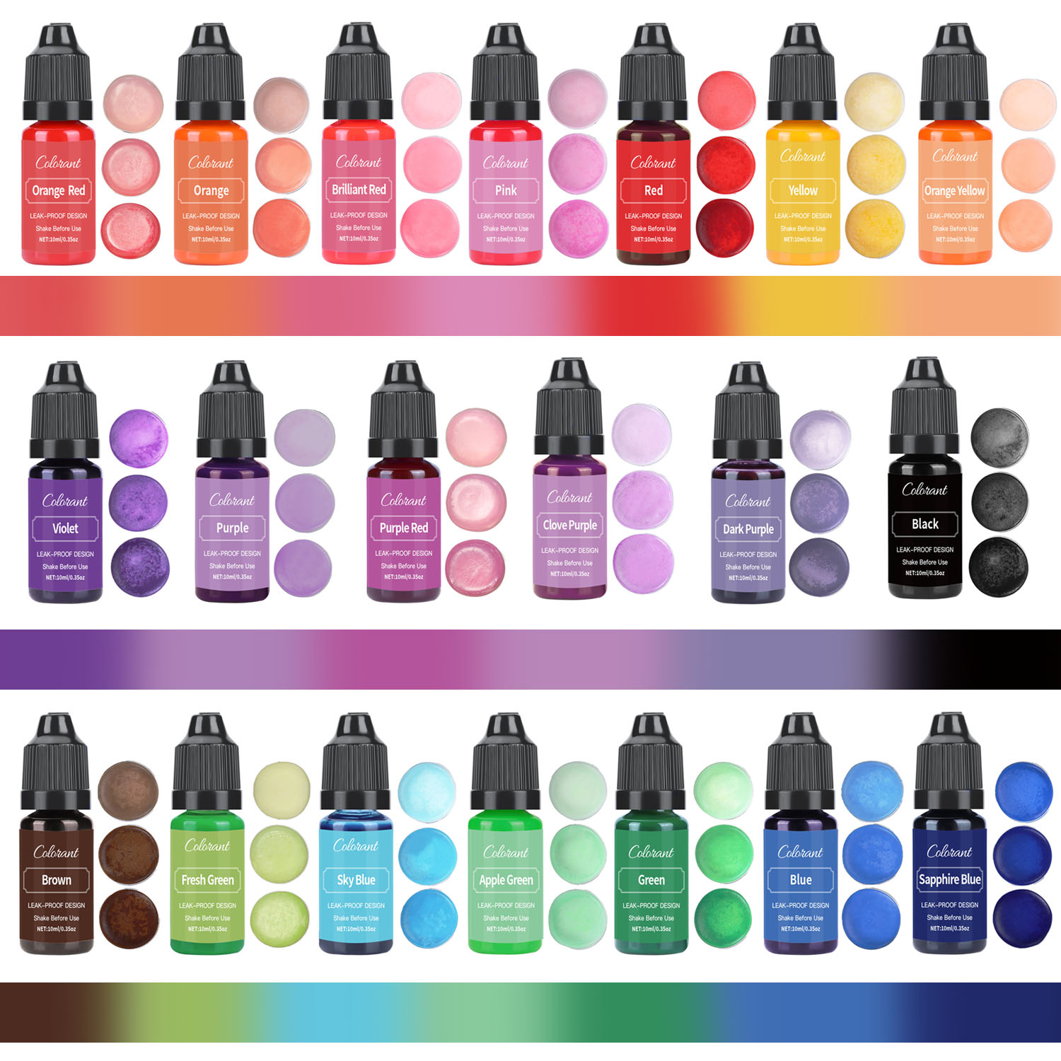 Candle Dyes Kit Liquid Coloran - Soap Making Liquid ulasan dan harga